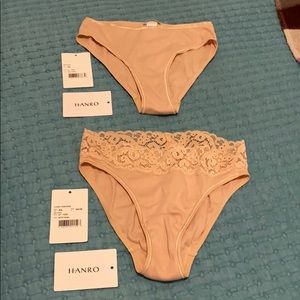 Hanro cotton XS high cut panties